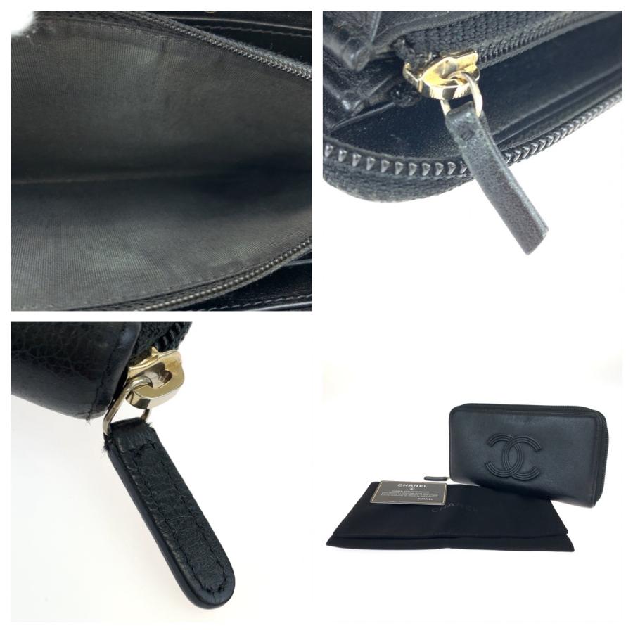 CHANEL（シャネル） ココマーク ブラック 黒 ゴールド金具 キャビア