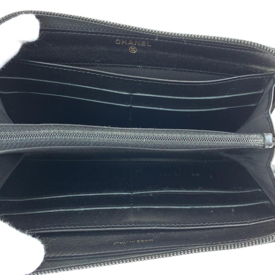 CHANEL（シャネル） ココマーク ブラック 黒 ゴールド金具 キャビア