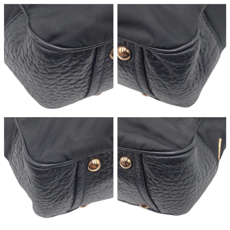 PRADA 美品 プラダ ヴィッテロダイノ テスート 三角ロゴ