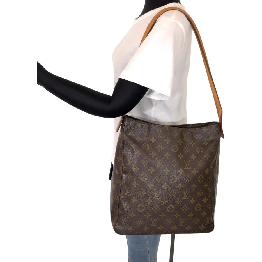 LOUIS VUITTON（ルイ・ヴィトン） モノグラム ルーピングGM ブラウン
