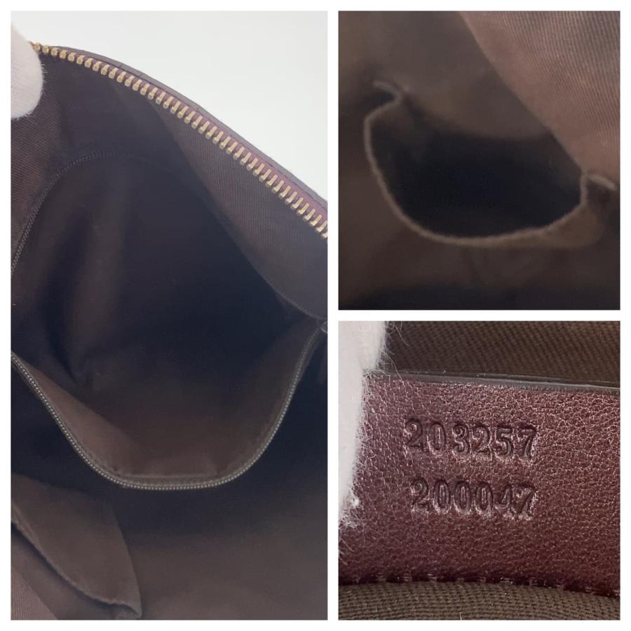 GUCCI（グッチ） 美品 グッチシマ アビー 男女兼用 ブラウン シルバー