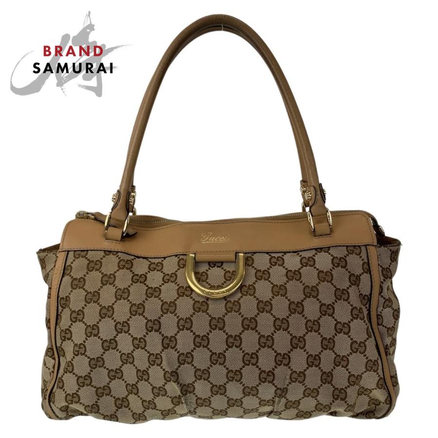 GUCCI アビー レザー ゴールド ハンドバッグ 【公式通販】