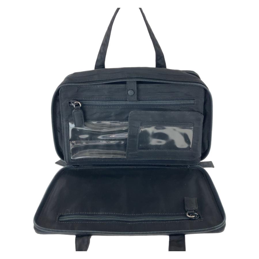 PRADA プラダ テスート 三角ロゴプレート ブラック 黒 シルバー PRADA プラダ テスート 三角ロゴプレート ブラック 黒 シルバー