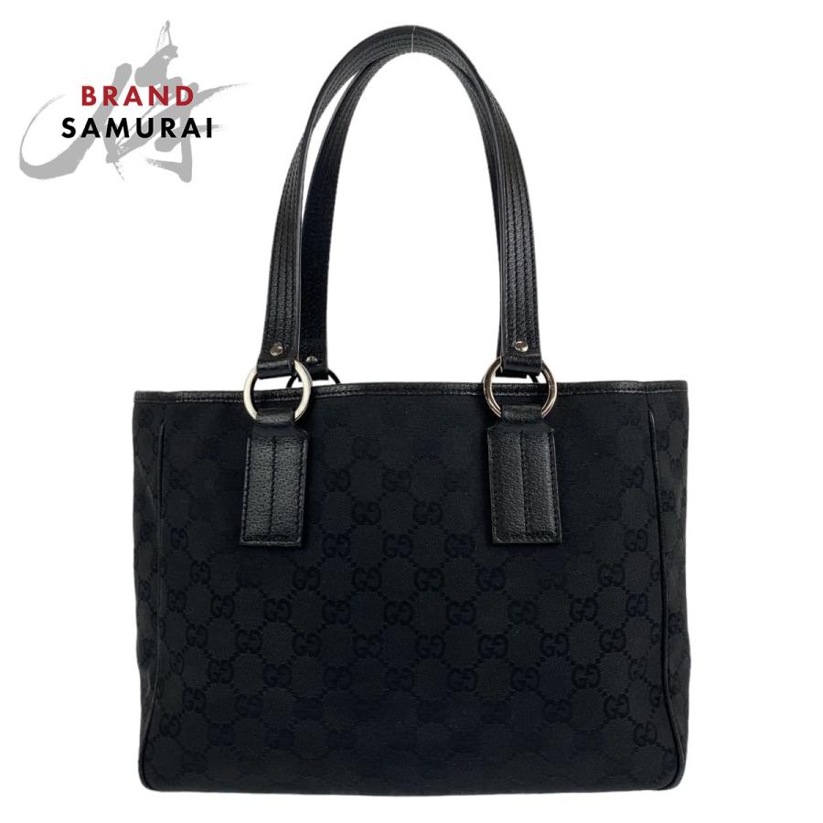 GUCCI（グッチ） 美品 GG柄 ブラック 黒 シルバー金具 GG