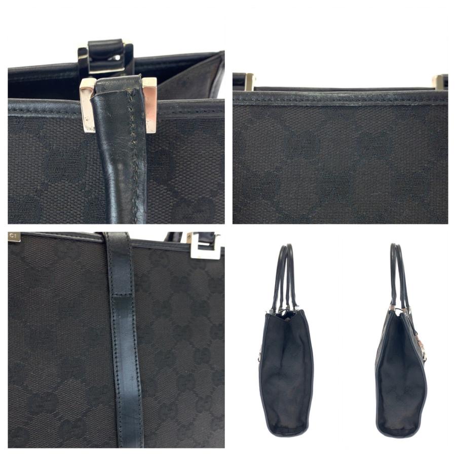 GUCCI 美品 グッチ ジャッキー ブラック 黒 シルバー金具 GG