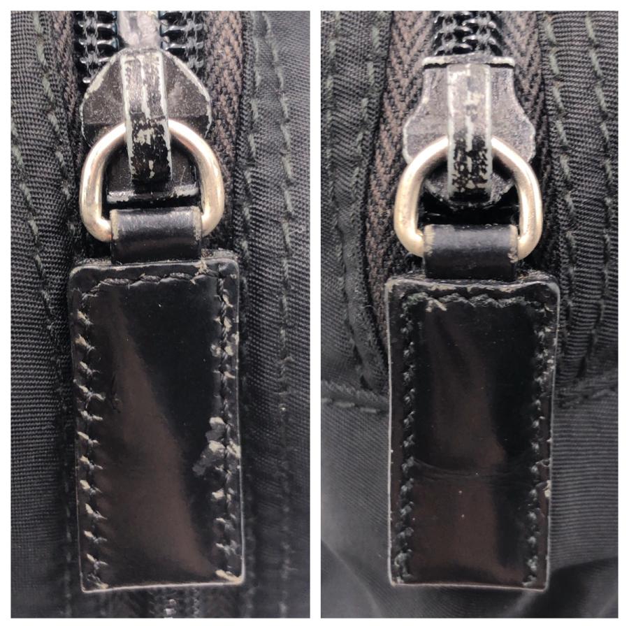 PRADA（プラダ） テスート 三角ロゴ ブラック 黒 シルバー金具