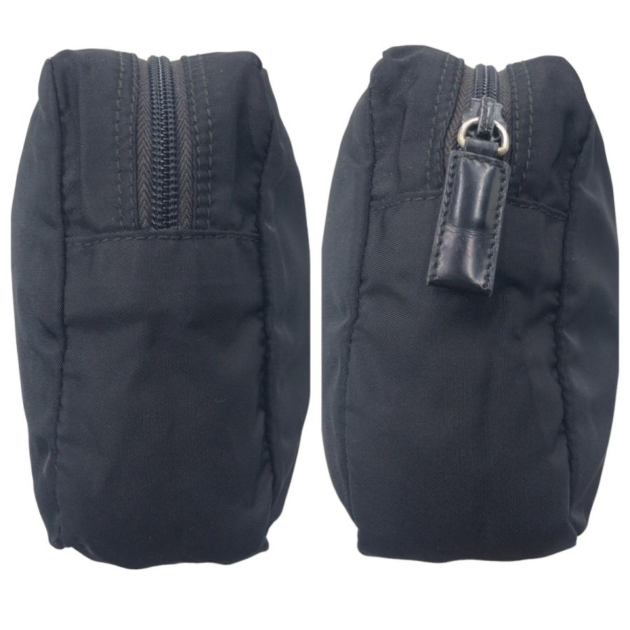 PRADA（プラダ） テスート 三角ロゴ ブラック 黒 シルバー金具