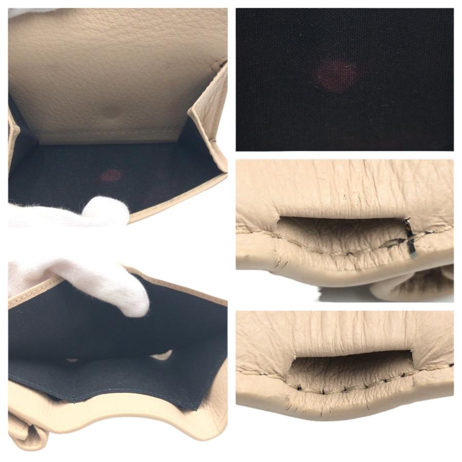 【美品】BALENCIAGA 　バレンシアガ ペーパーミニウォレット ベージュ BALENCIAGA（バレンシアガ） 美品 ペーパー ミニウォレット ベージュ