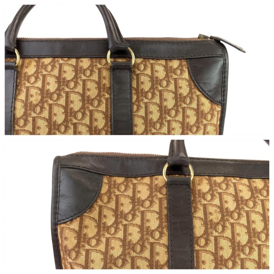 Dior ディオール トロッター ブラウン 茶 ゴールド金具 キャンバス