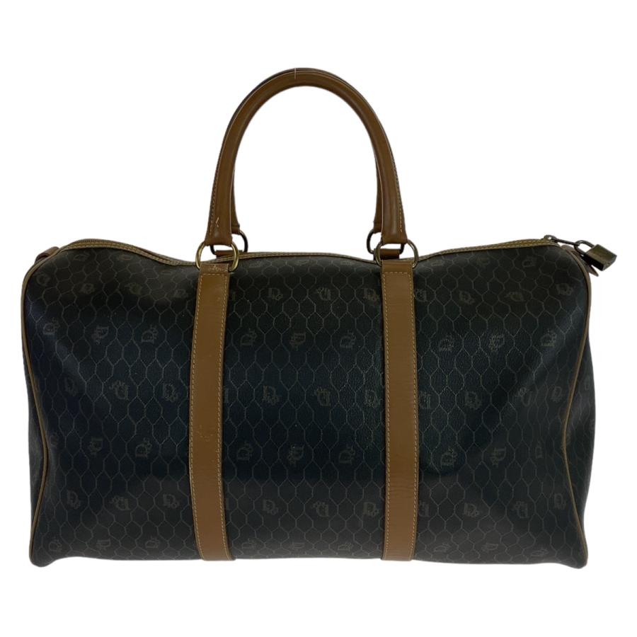 美品 Dior ディオール ヴィンテージ ハニカム柄 ブラック 黒 ブラウン