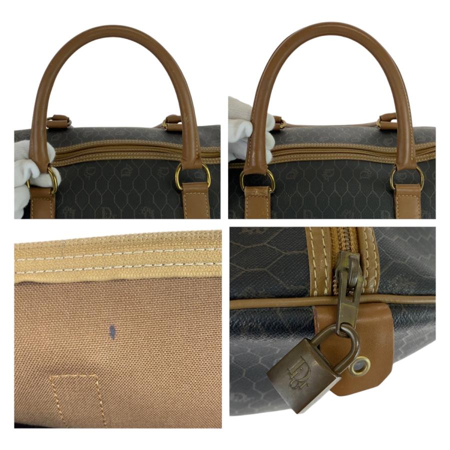 美品 Dior ディオール ヴィンテージ ハニカム柄 ブラック 黒