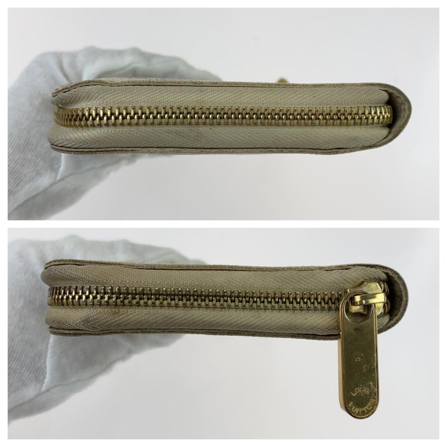 ルイヴィトン ダミエ アズール ジッピー オーガナイザー ホワイト  