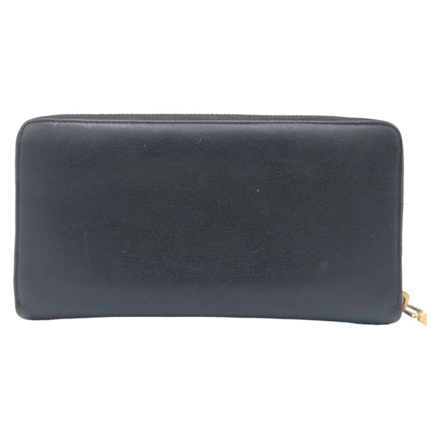 SAINT LAURENT サンローラン YSL ブラック 黒 ゴールド金具 レザー 