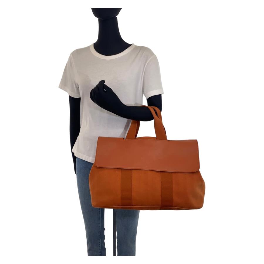 HERMES（エルメス） ヴァルパライソ GM オレンジ シルバー金具 トワル