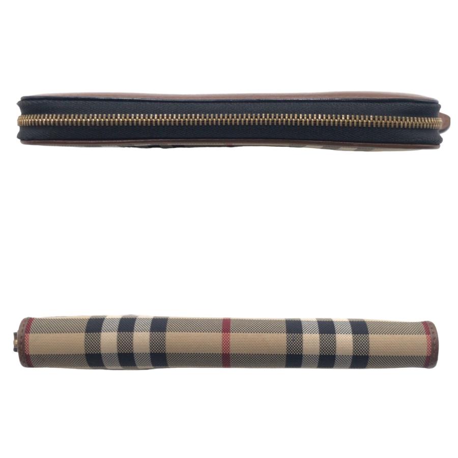 BURBERRY（バーバリー） 美品 チェック柄 シャドーホース ブラウン