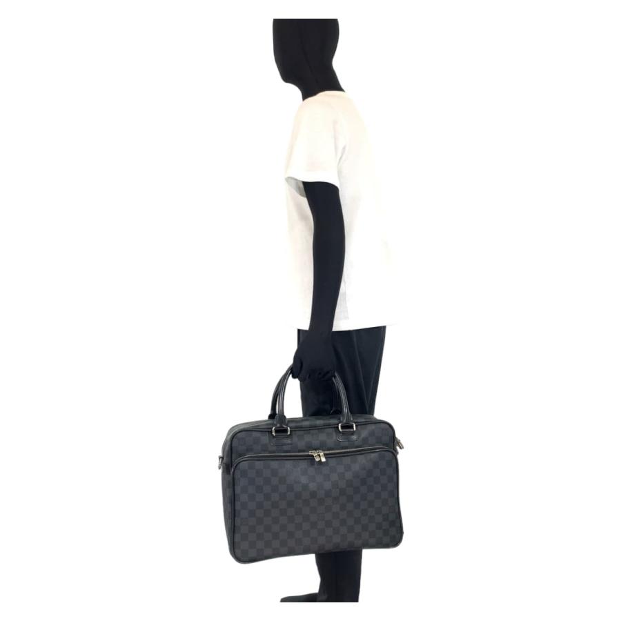 新品同様 ルイヴィトン ダミエグラフィット イカールNM ビジネスバッグ メンズ LOUIS VUITTON（ルイ・ヴィトン） 美品 ダミエグラフィット イカール