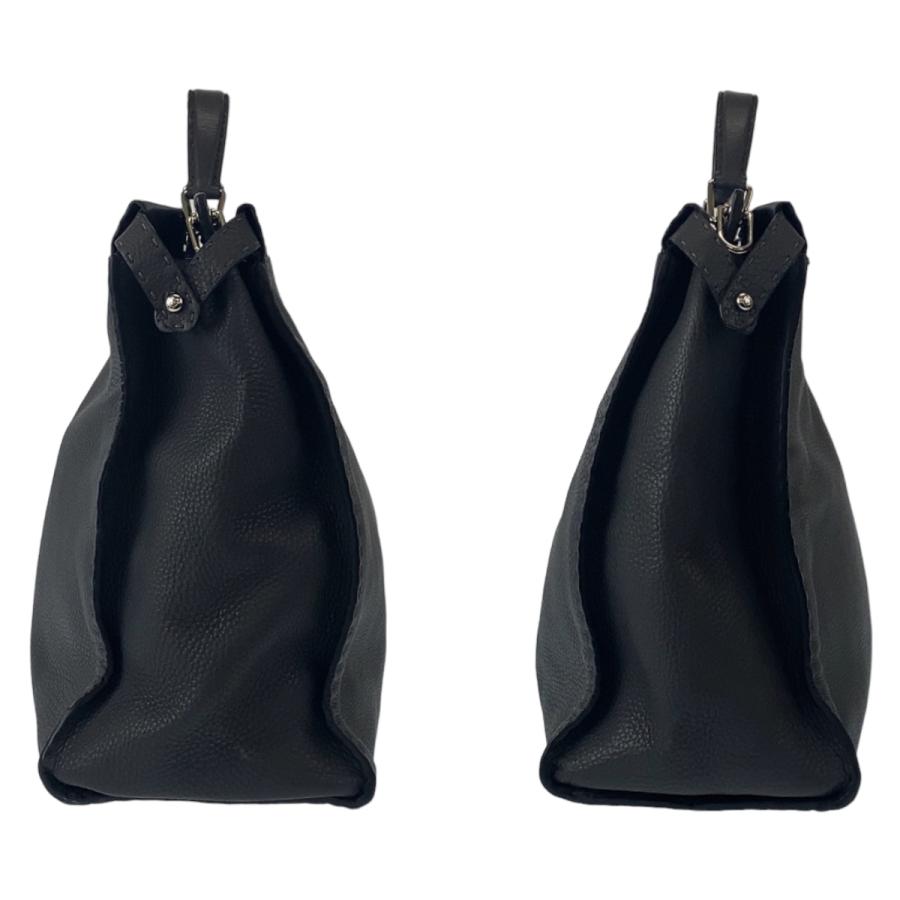 FENDI（フェンディ） 美品 セレリア ピーカブー グレー シルバー金具