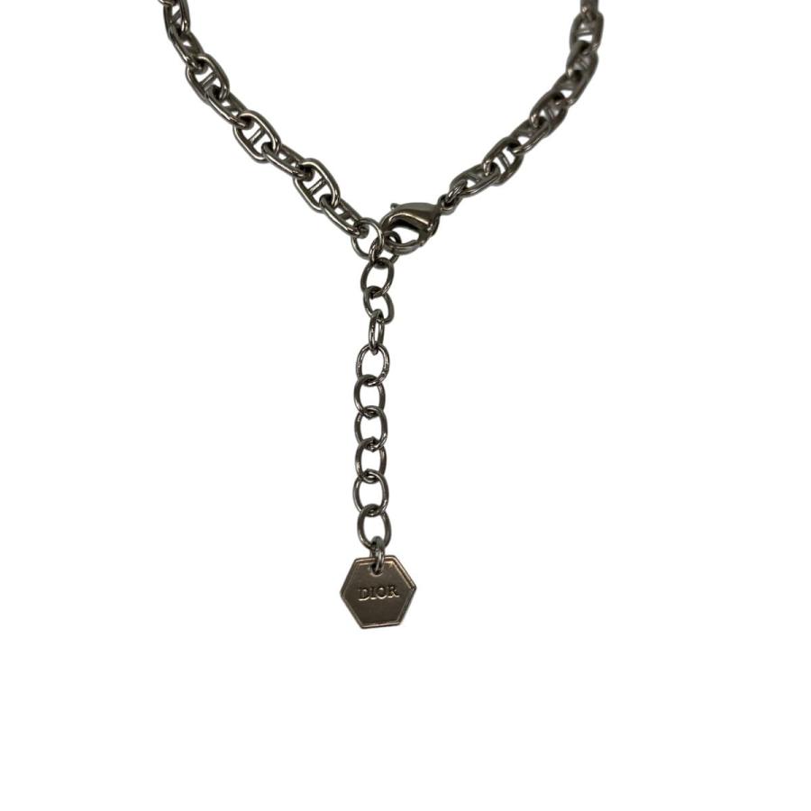 美品 Dior ディオール CDロゴ シルバー 銀 シルバー ネックレス ペンダント 男女兼用 406470 |  | 02