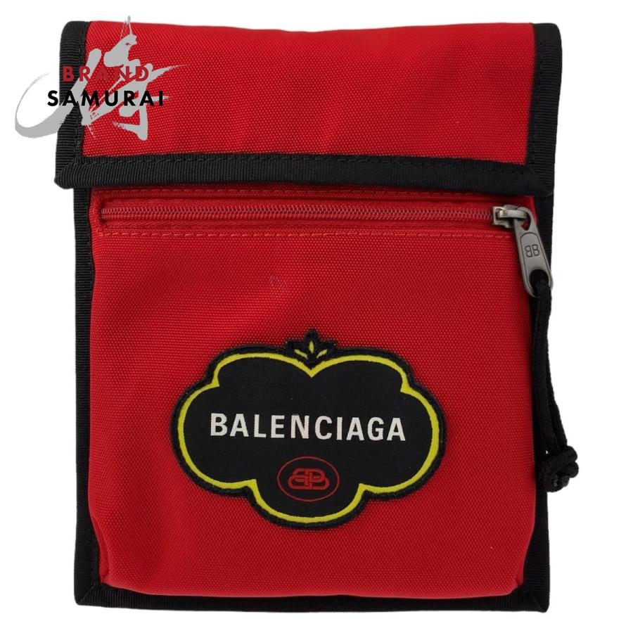 BALENCIAGA（バレンシアガ） エクスプローラー BBロゴ レッド シルバー