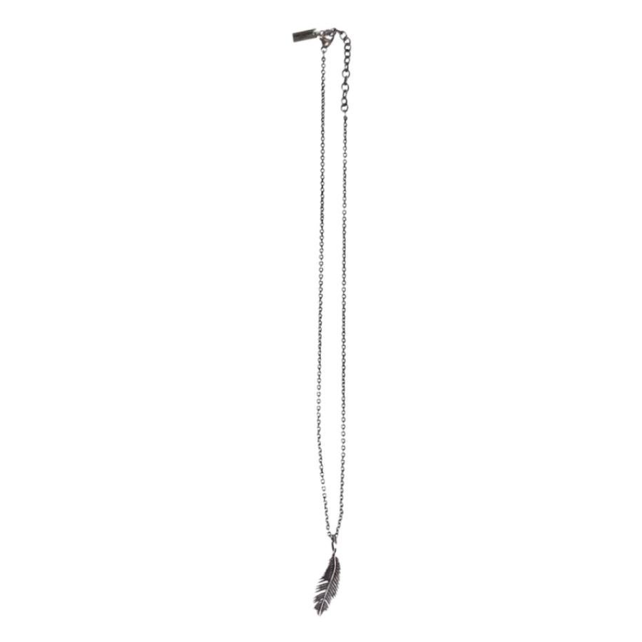 美品 SAINT LAURENT サンローラン YSL シルバー メッキ ネックレス フェザーネックレス メンズ 406504 |  | 01