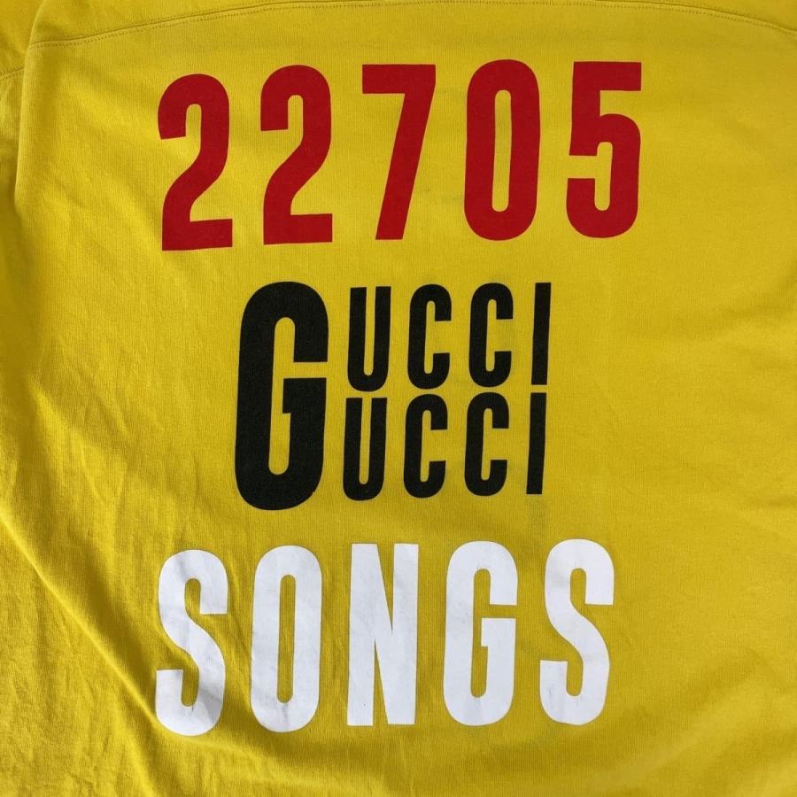 GUCCI（グッチ） 美品 サイズL イエロー コットン 655459 XJDXM 半袖T
