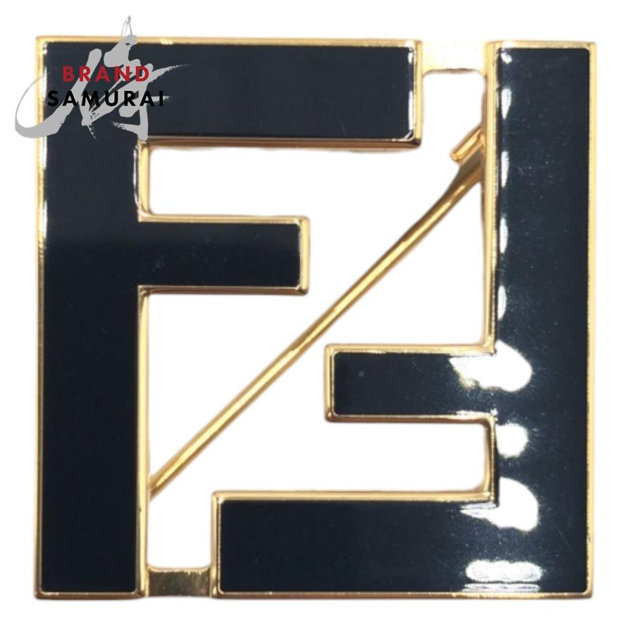 【未使用級】FENDI フェンディ ブローチ フォーエバー FFロゴ FENDI（フェンディ） 美品 フォーエバー フェンティー FFモチーフ