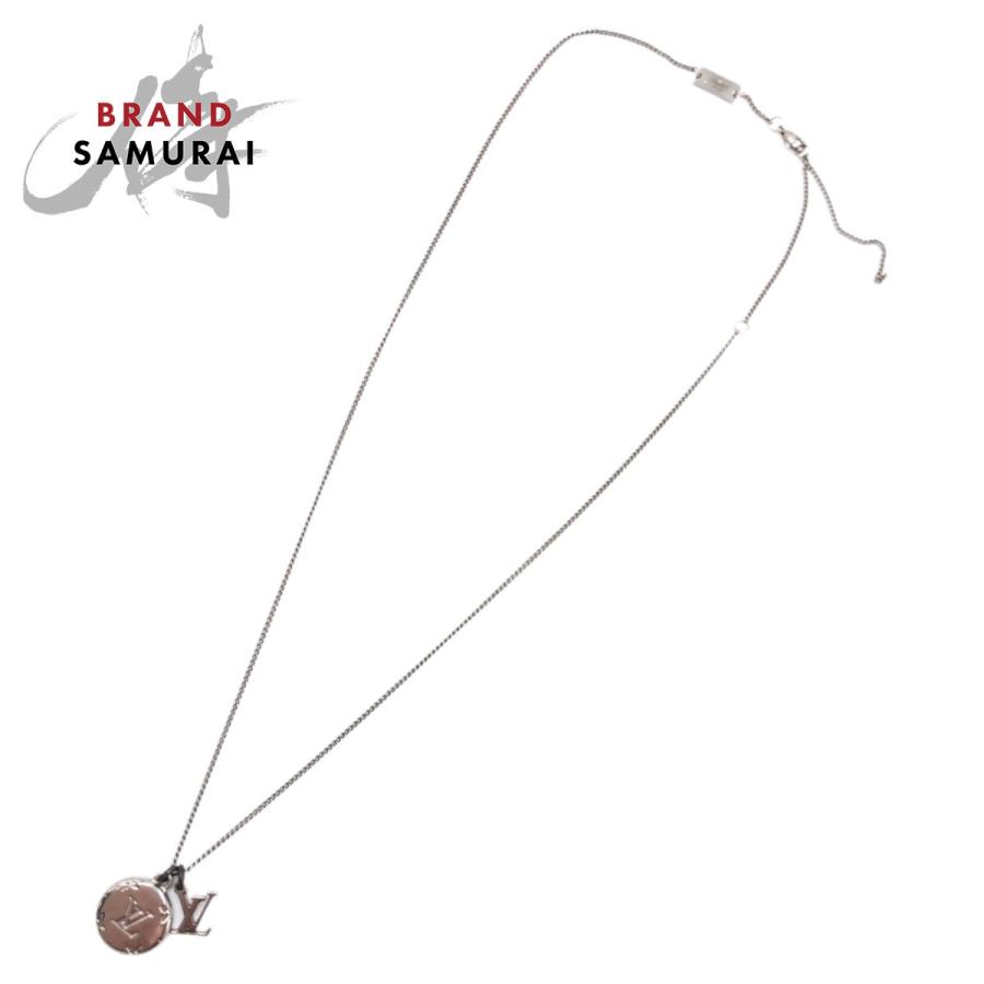 LOUIS VUITTON ルイヴィトン モノグラム シルバー シルバー金具 メタル M62485 リング ネックレス  メンズ 406565 | LOUIS VUITTON