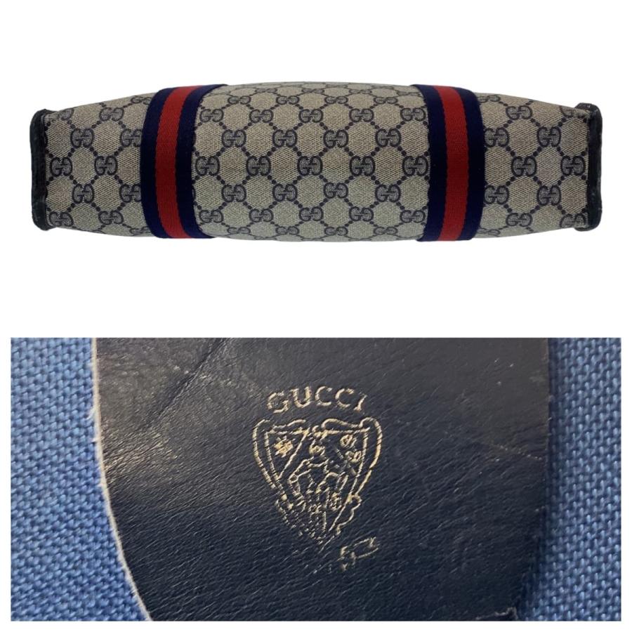 GUCCI（グッチ） ヴィンテージ オールドグッチ シェリーライン グレー