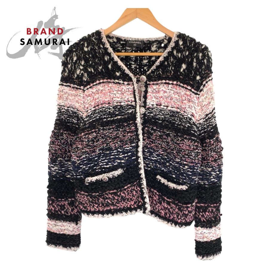 CHANEL 美品 シャネル ココマーク サイズ36 ピンク マルチカラー  