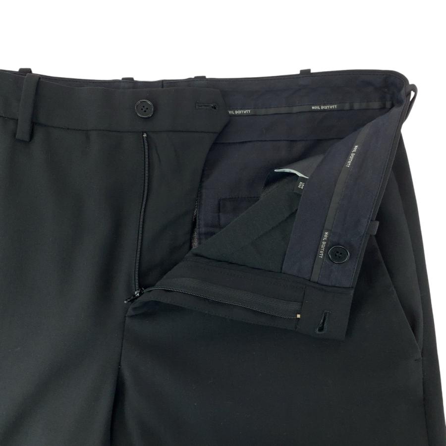 美品 NEIL BARRETT ニールバレット ブラック 黒 シルバー金具 ポリエステル/ウール/コットン PBPA410H H051 パンツ ローライズ 406609 | NEIL BARRETT | 04