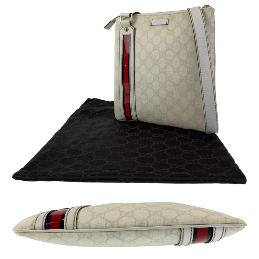 GUCCI（グッチ） 美品 シェリーライン GGスプリーム GG柄 ホワイト 白