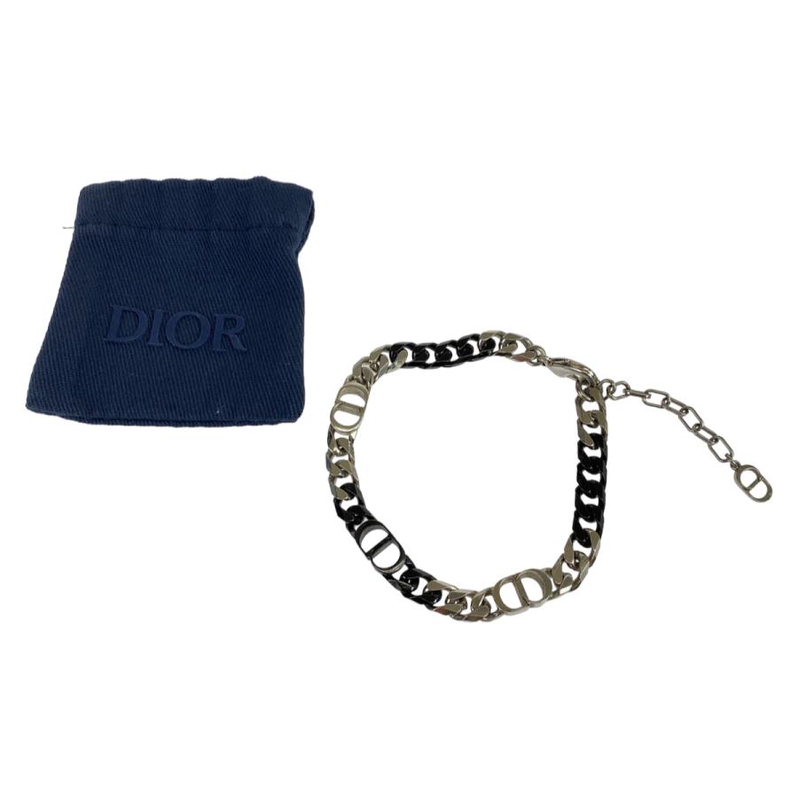 Dior ディオール CD 1947  Birkenstockコラボ シルバー ブラック 黒 メタル ブレスレット CDロゴ メンズ 406670 |  | 05