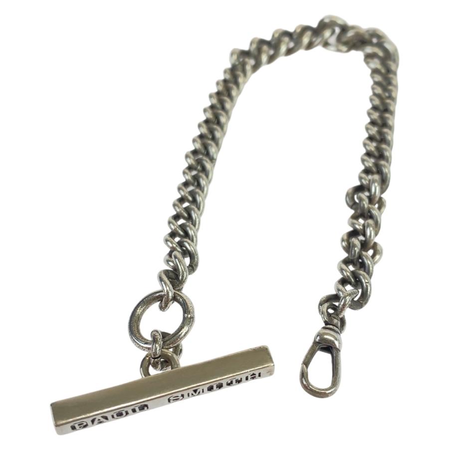Paul Smith ポール・スミス ロゴバー シルバー 銀 メタル M1A BRAC JFOBC 82 ブレスレット ロゴバー メンズ 406672 | Paul Smith | 02