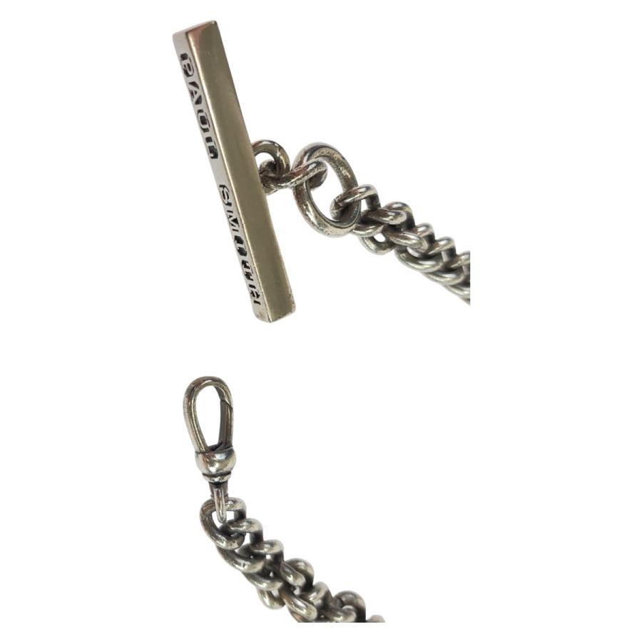 Paul Smith ポール・スミス ロゴバー シルバー 銀 メタル M1A BRAC JFOBC 82 ブレスレット ロゴバー メンズ 406672 | Paul Smith | 04