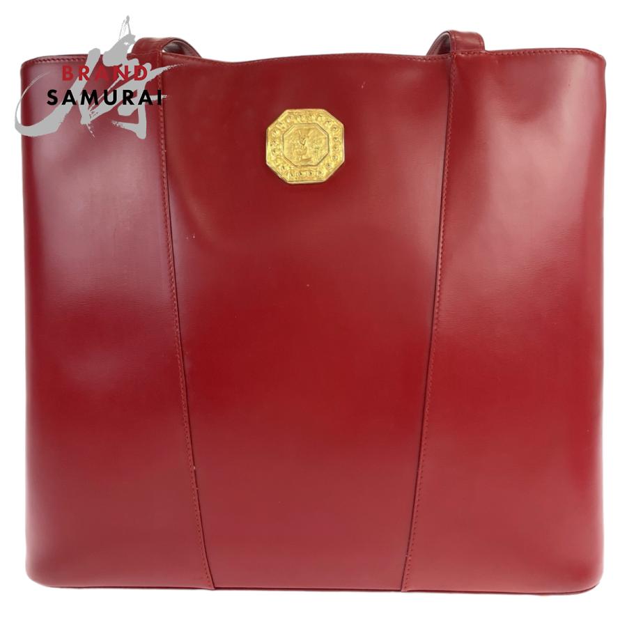 SAINT LAURENT サンローラン YSL レッド 赤 ゴールド金具 レザー