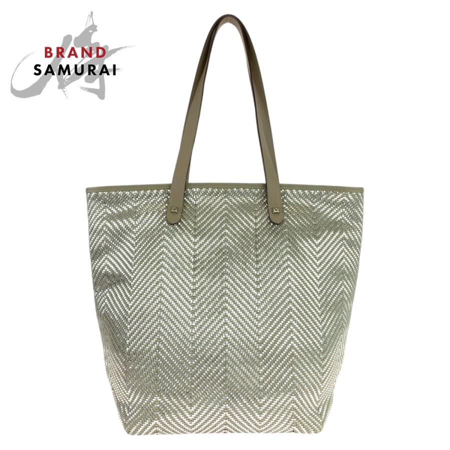 HERMES（エルメス） 美品 アメダバ チェンナイ MM ベージュ シルバー 