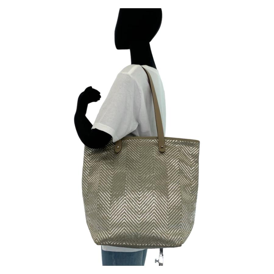 HERMES（エルメス） 美品 アメダバ チェンナイ MM ベージュ シルバー 