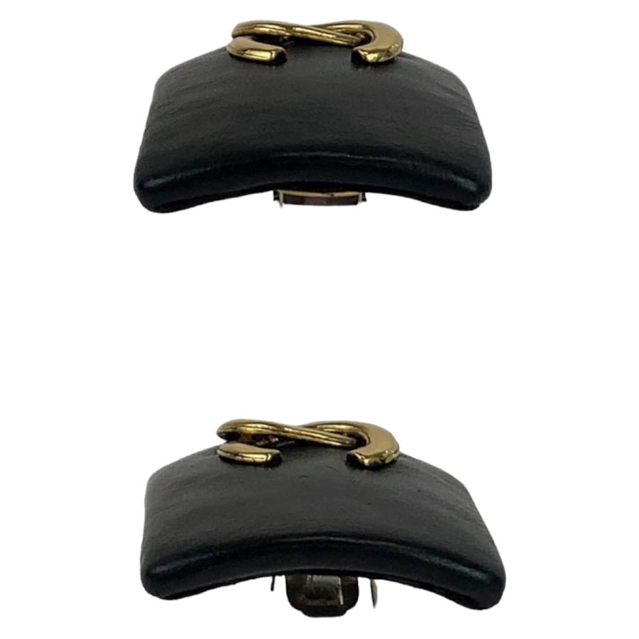 CHANEL シャネル ココマーク ブラック 黒 ゴールド金具 ラムスキン バレッタ ヘアアクセサリー 髪留め レディース 406754 | CHANEL | 03
