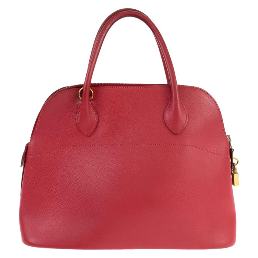 HERMES エルメス ボリード31 ルビー レッド 赤 ゴールド金具 