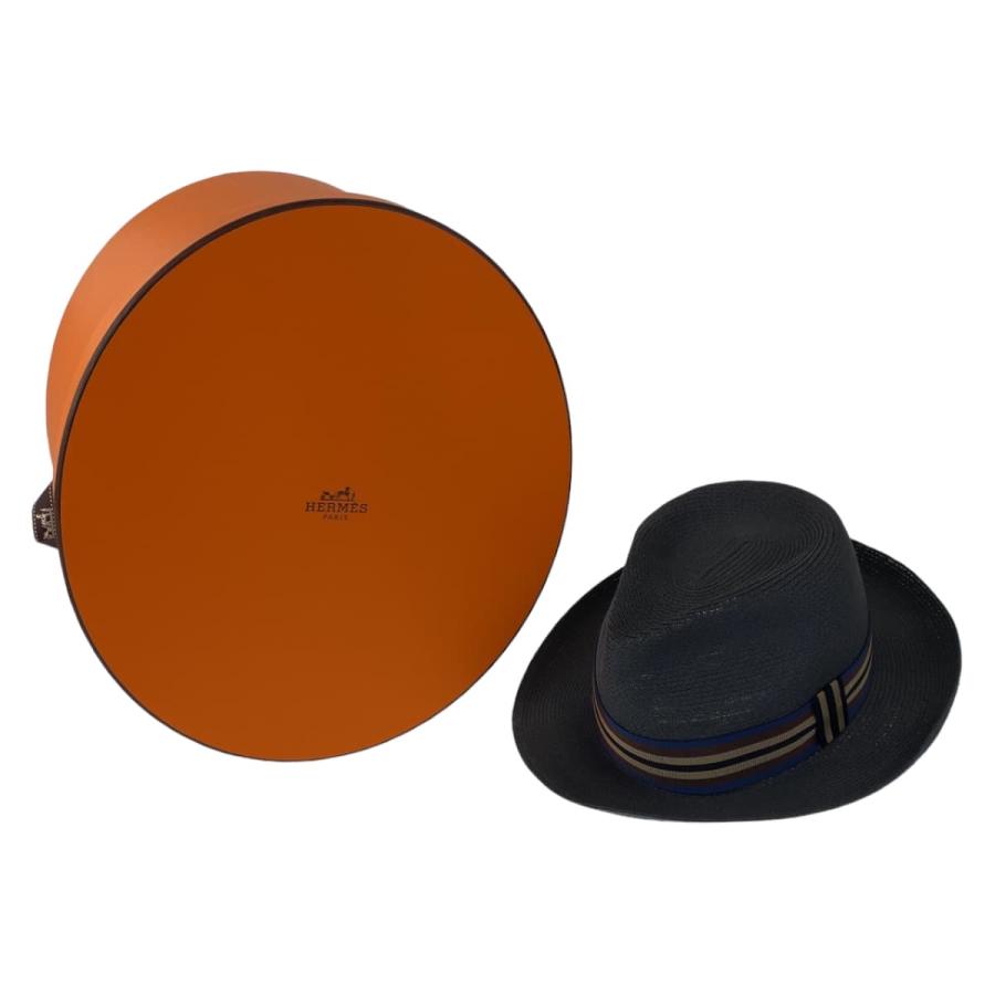 HERMES（エルメス） 超美品 サイズ58 中折れ帽 グレー マルチカラー