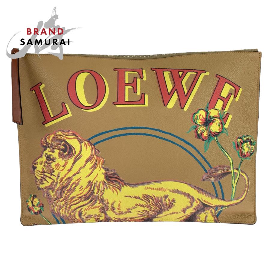 【大容量】LOEWE ロエベ  ボストンバッグ アナグラム クラッチバッグ付き 大容量】LOEWE ロエベ ボストンバッグ アナグラム クラッチ