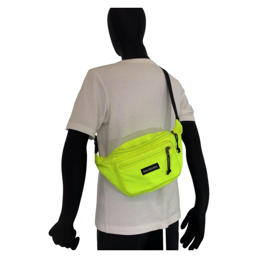 BALENCIAGA ネオンイエロー ボディバッグ BALENCIAGA（バレンシアガ） エクスプローラー 蛍光 ネオンイエロー