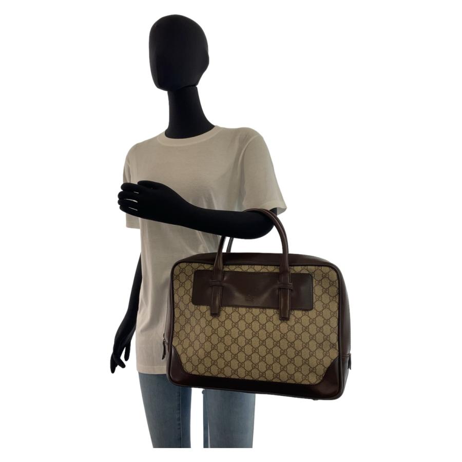 GUCCI（グッチ） GG柄 ベージュ ブラウン シルバー金具 GGスプリーム