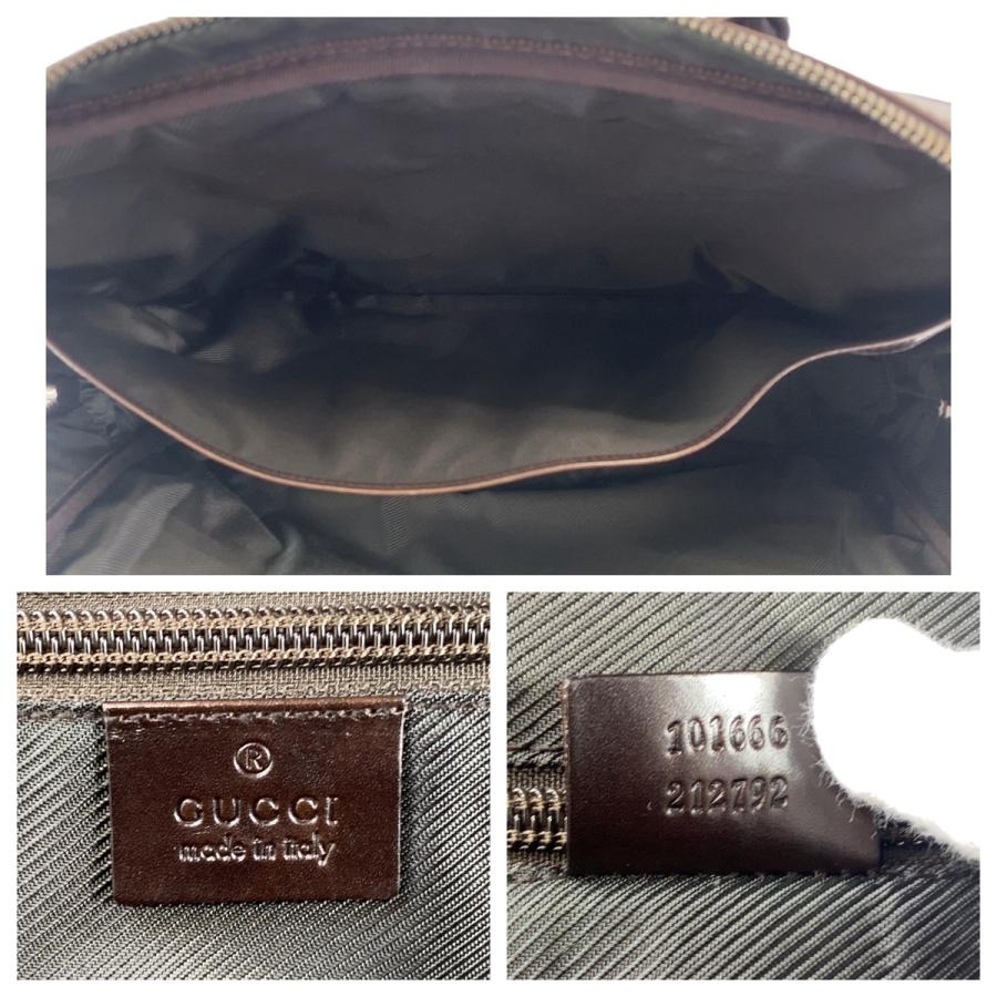 GUCCI（グッチ） GG柄 ベージュ ブラウン シルバー金具 GGスプリーム