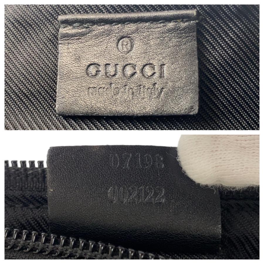 GUCCI 美品 グッチ GG柄 ブラック 黒 シルバー金具 GGキャンバス