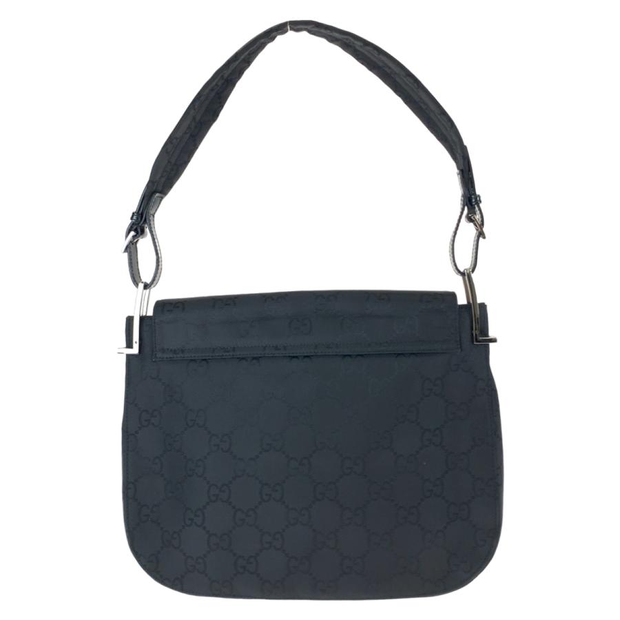 GUCCI（グッチ） 美品 GG柄 ブラック シルバー金具 GGキャンバス 001