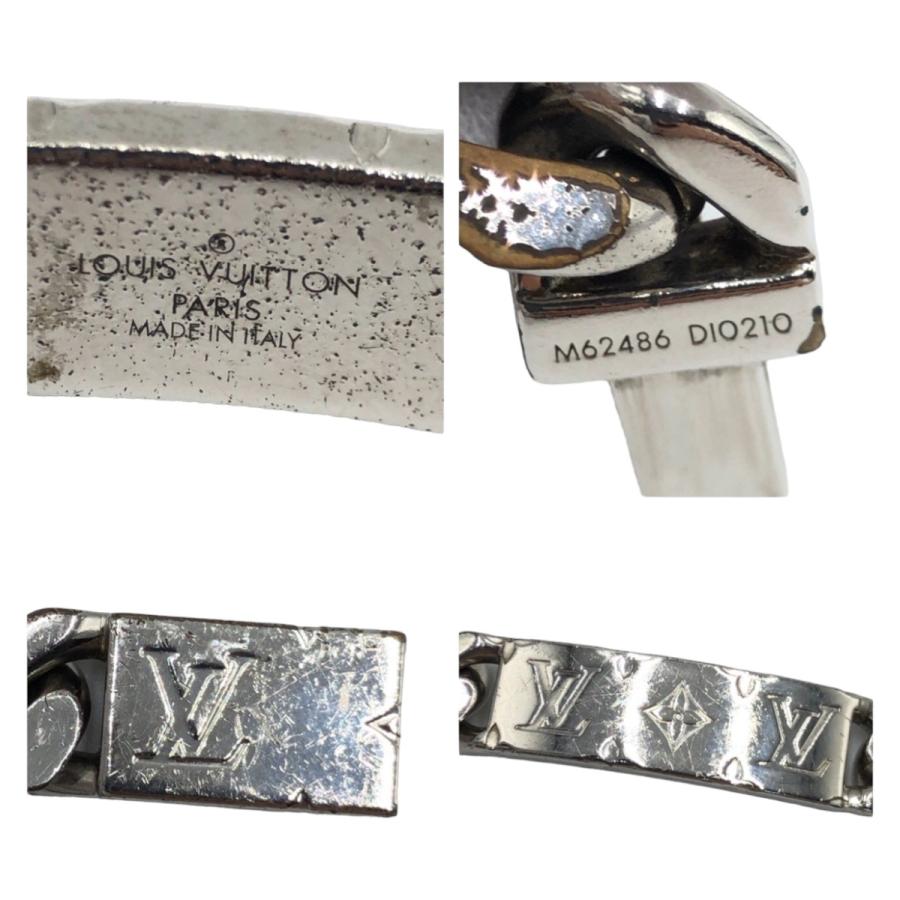 LOUIS VUITTON ルイヴィトン モノグラム シルバー金具 メタル M62486 チェーンブレスレット メンズ 406919 | LOUIS VUITTON | 02