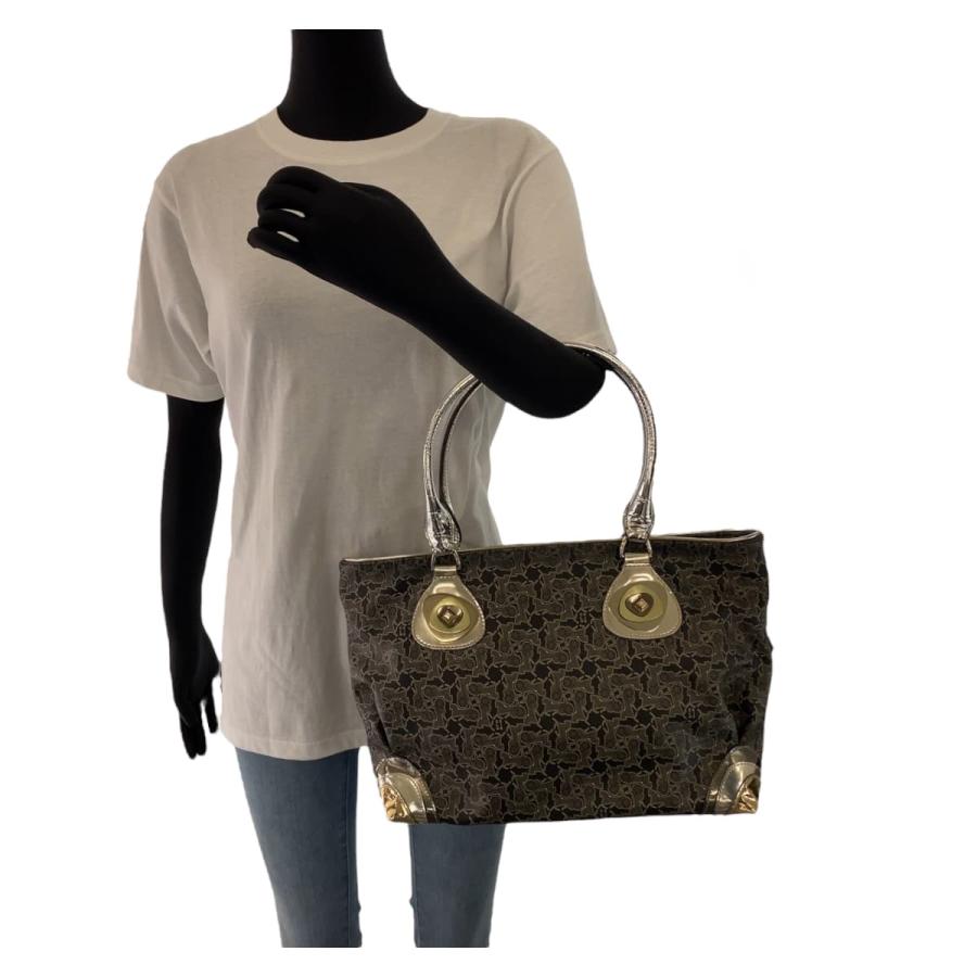 CELINE（セリーヌ） 美品 ヴィンテージ サルキー 馬車柄 グレー マルチ 