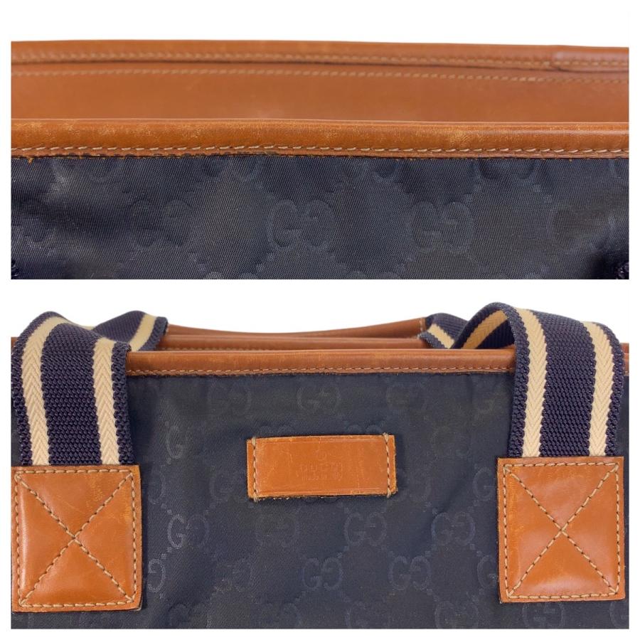 GUCCI（グッチ） シェリーライン ネイビー ゴールド金具 GGキャンバス