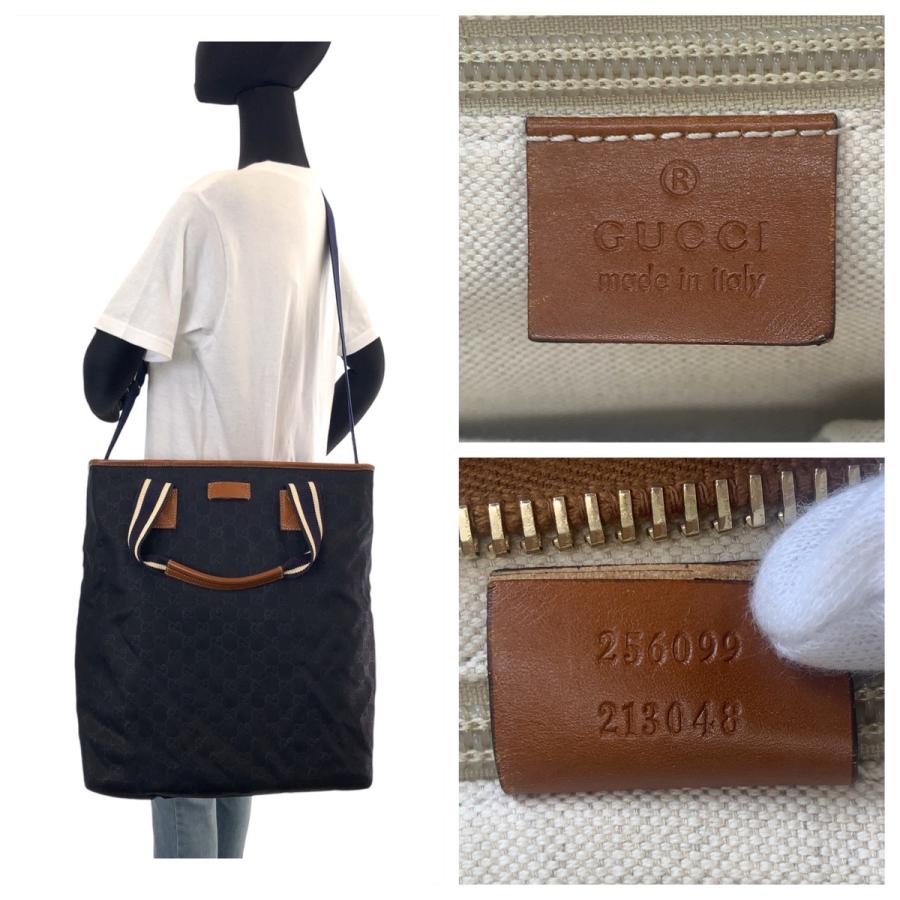 GUCCI（グッチ） シェリーライン ネイビー ゴールド金具 GGキャンバス 